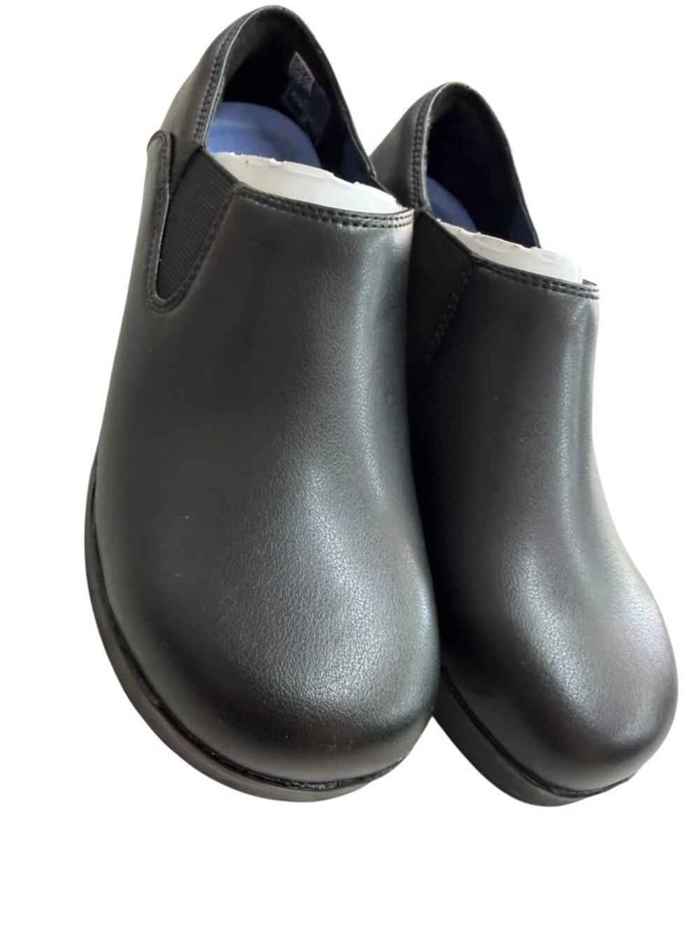 Lila Women's Black Slip-On Work Shoes Size 5.5 Slip & Oil Resistant NWB
